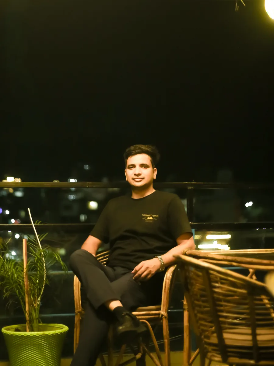 Mr. Prashant Kukerti, founder of Anpadh Organisation, Anpadh Cafe and Hostel and Chef's Table by the Ganges restaurant